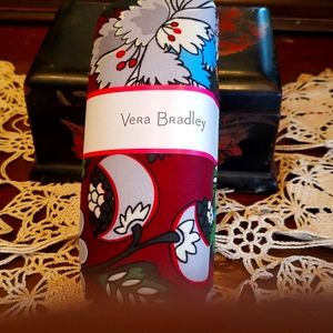 Vera Bradley clam shell hard optical case.  NEW!    Bourdeaux blooms